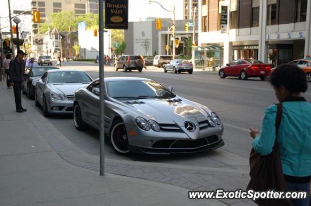 Mercedes SLR spotted in Toronto, Canada