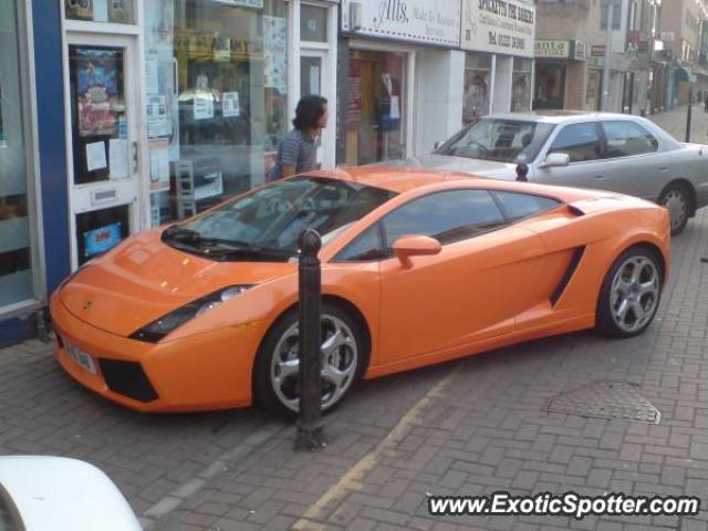 Lamborghini Gallardo spotted in Cambridge, United Kingdom