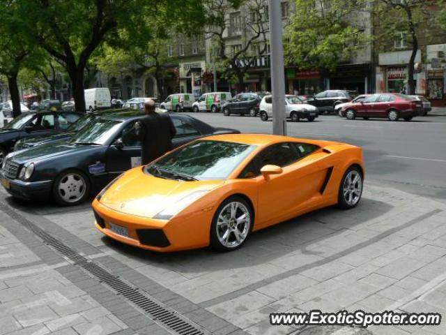 Lamborghini Gallardo spotted in Budapest, Hungary