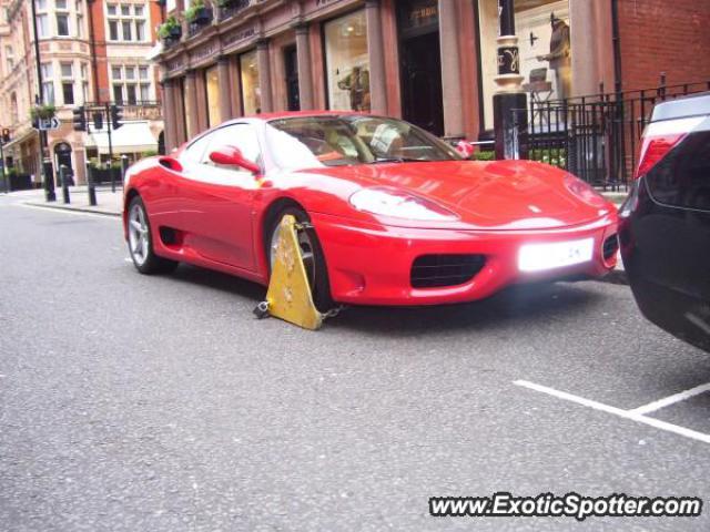 Ferrari 360 Modena spotted in London, United Kingdom