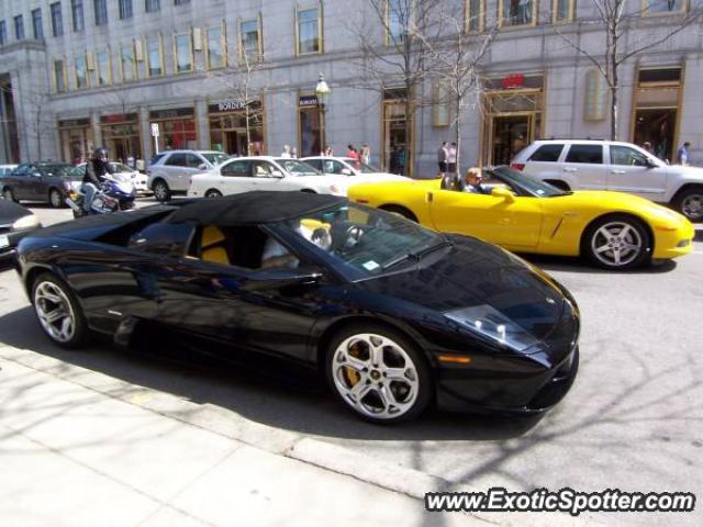 Lamborghini Murcielago spotted in Boston, Massachusetts