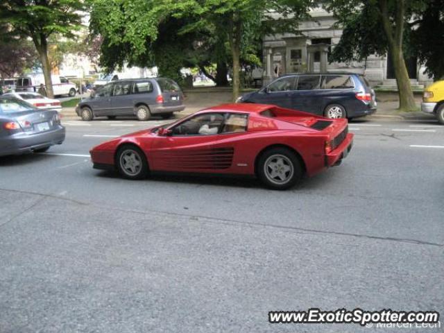 Ferrari Testarossa spotted in Vancouver, Canada