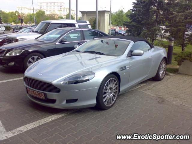 Aston Martin DB9 spotted in Bucharest, Romania