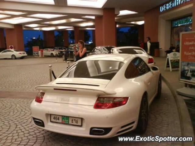 Porsche 911 Turbo spotted in Dubai, United Arab Emirates