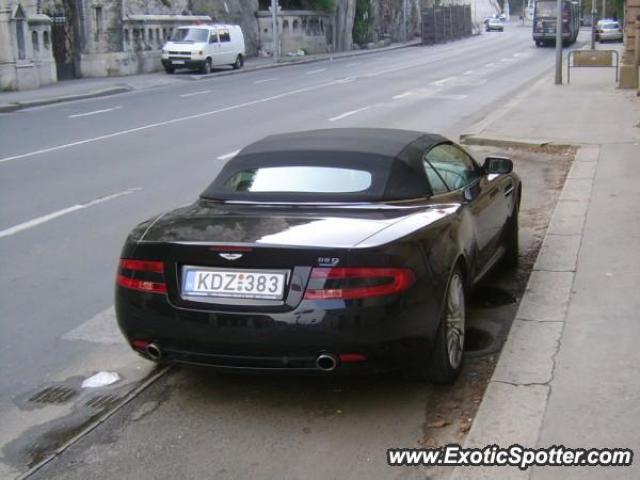 Aston Martin DB9 spotted in Budapest, Hungary