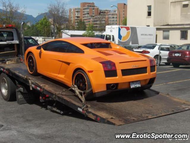 Lamborghini Gallardo spotted in Vancouver, Canada