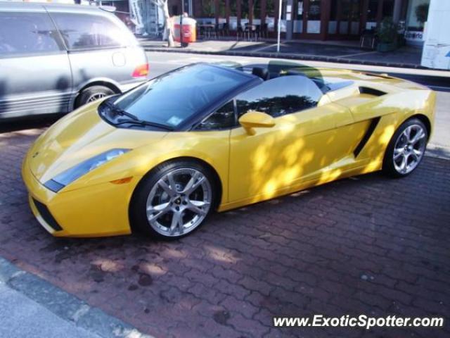 Lamborghini Gallardo spotted in Auckland, New Zealand