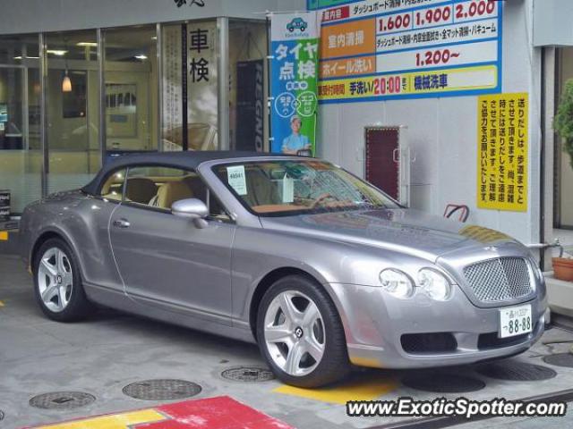 Bentley Continental spotted in Tokyo, Japan