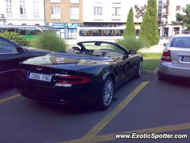 Aston Martin DB9 spotted in Budapest, Hungary