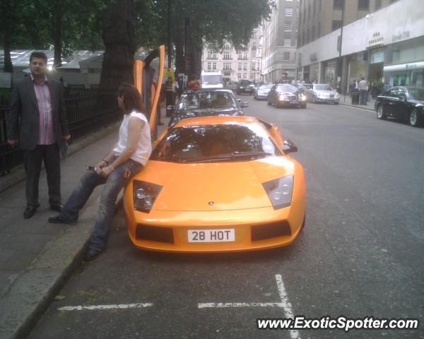 Lamborghini Murcielago spotted in London, United Kingdom