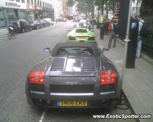 Lamborghini Gallardo spotted in London, United Kingdom