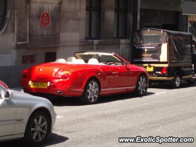 Bentley Continental spotted in Manchester, United Kingdom