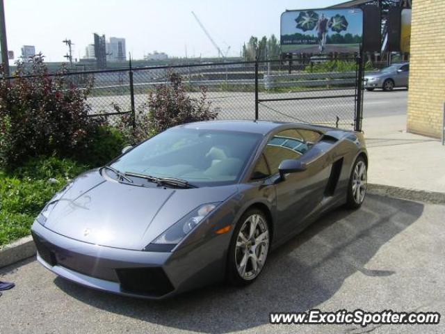 Lamborghini Gallardo spotted in Toronto, Canada