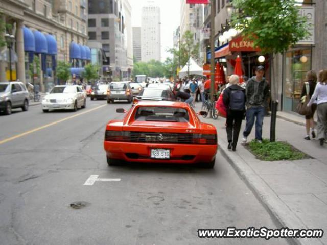 Ferrari Testarossa spotted in Montreal, Canada