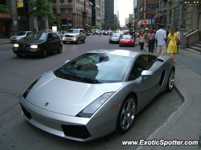 Lamborghini Gallardo spotted in Montreal, Canada