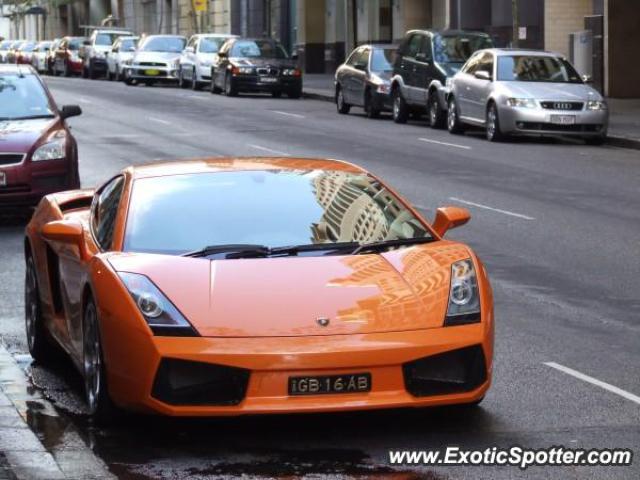 Lamborghini Gallardo spotted in Sydney, Australia