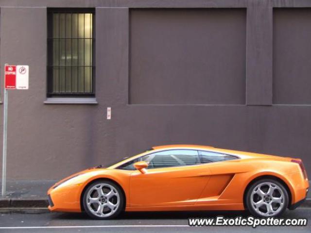 Lamborghini Gallardo spotted in Sydney, Australia