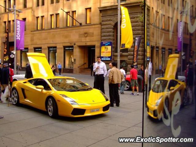 Lamborghini Gallardo spotted in Sydney, Australia