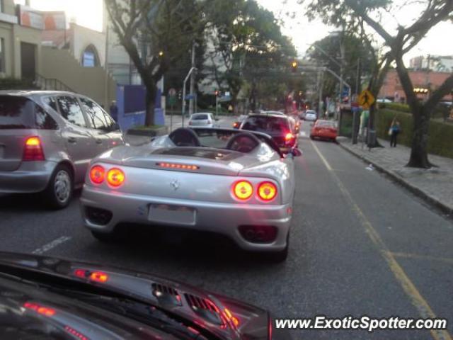 Ferrari 360 Modena spotted in Curitiba, Brazil