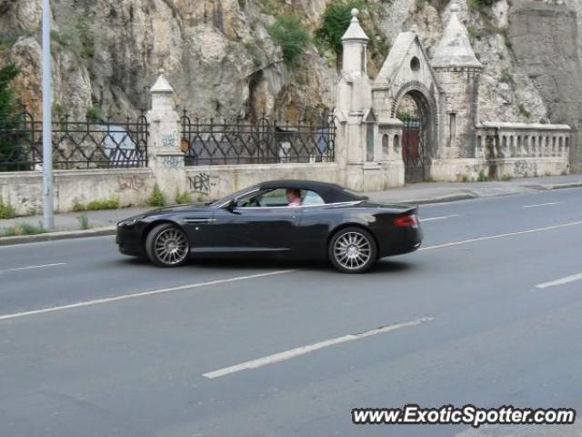 Aston Martin DB9 spotted in Budapest, Hungary