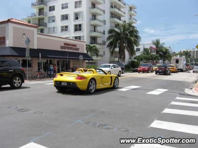 Porsche Carrera GT spotted in Miami, Florida