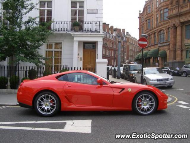 Ferrari 599GTB spotted in London, United Kingdom