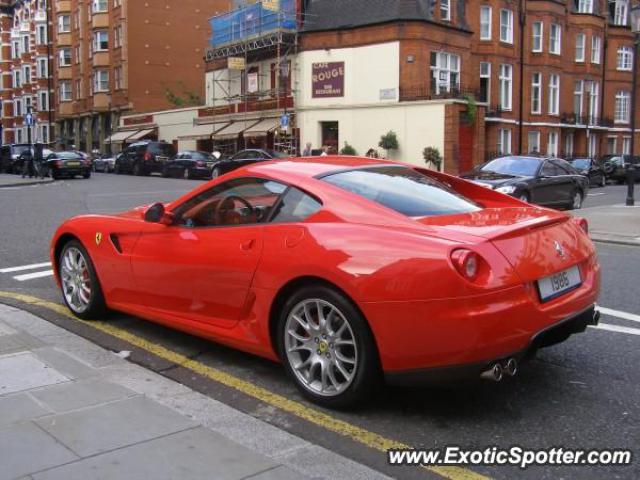 Ferrari 599GTB spotted in London, United Kingdom