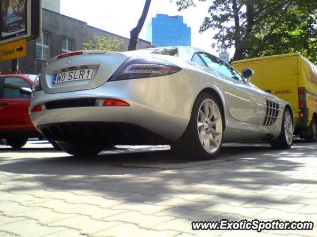 Mercedes SLR spotted in Warsaw, Poland