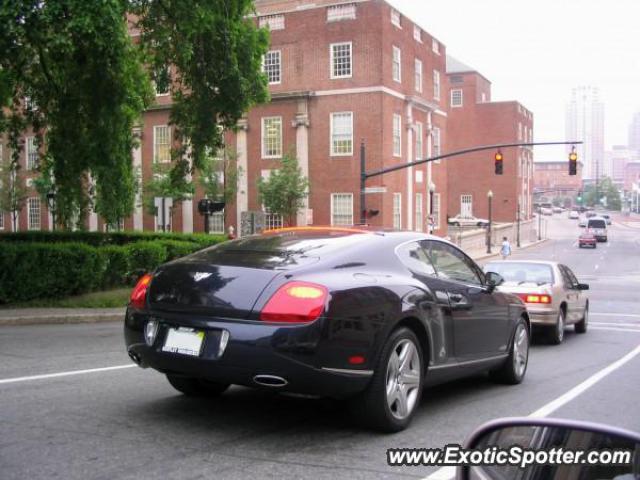 Bentley Continental spotted in Providence, Rhode Island