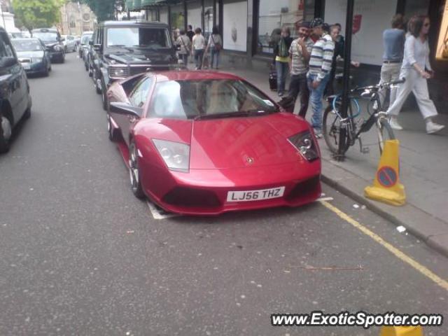 Lamborghini Murcielago spotted in London, United Kingdom