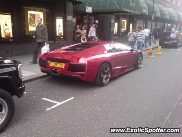 Lamborghini Murcielago spotted in London, United Kingdom