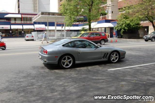 Ferrari 550 spotted in Vancouver, Canada