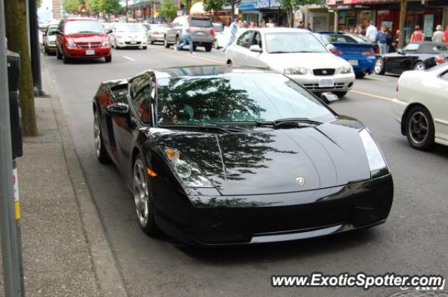 Lamborghini Gallardo spotted in Vancouver, Canada