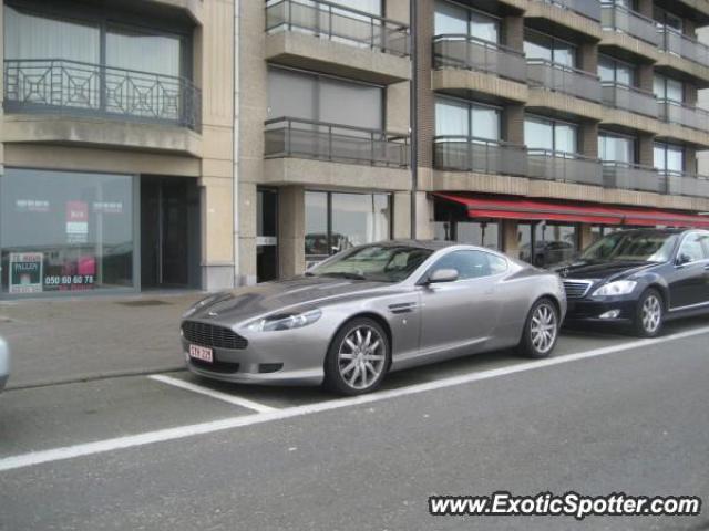 Aston Martin DB9 spotted in Knokke, Belgium