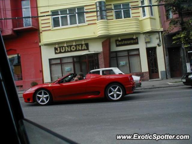 Ferrari 360 Modena spotted in Constanta, Romania