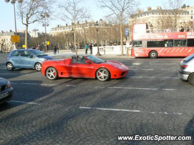 Ferrari 360 Modena spotted in Paris, France