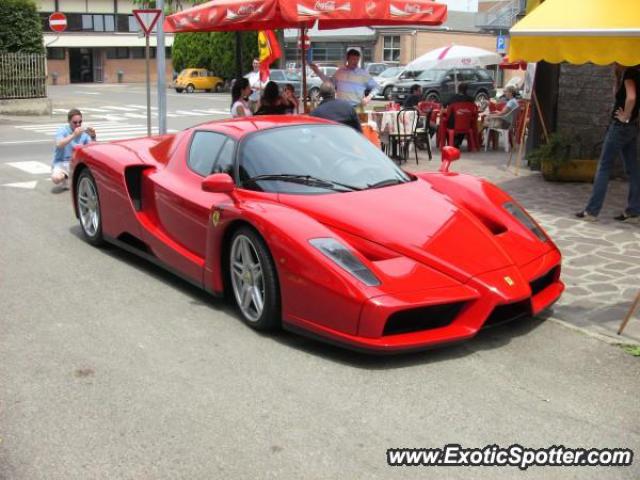 Ferrari Enzo spotted in Maranello, Italy