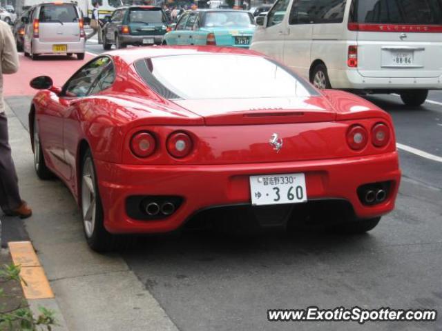 Ferrari 360 Modena spotted in Tokyo, Japan