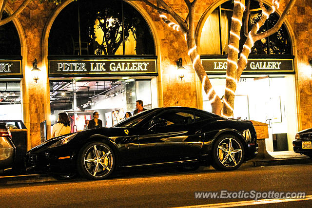 Ferrari California spotted in La Jolla, California
