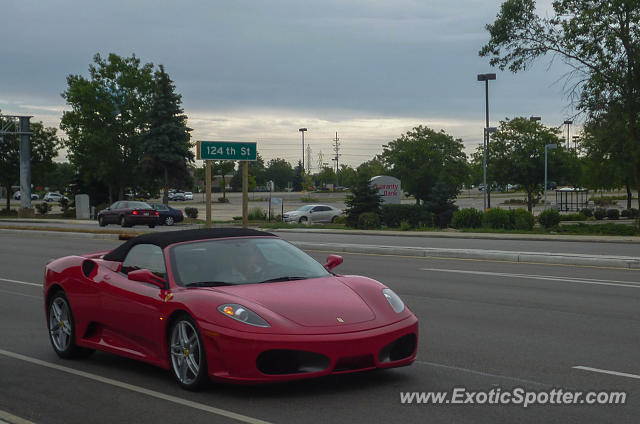 Ferrari F430 spotted in Brookfield, Wisconsin