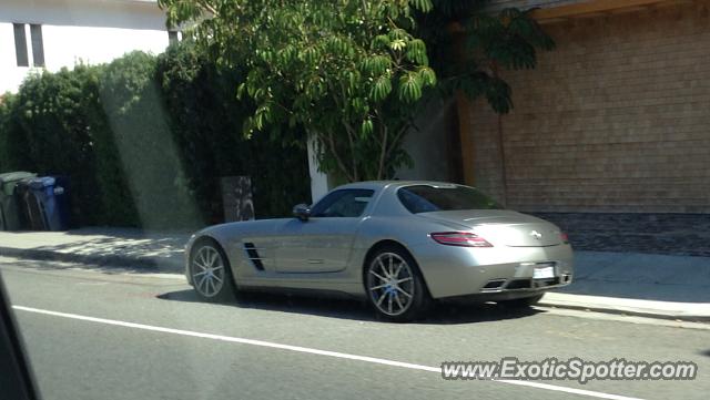 Mercedes SLS AMG spotted in Malibu, California