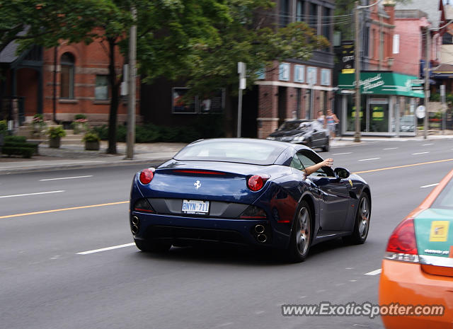 Ferrari California spotted in Toronto, Canada