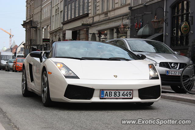 Lamborghini Gallardo spotted in Copenhagen, Denmark