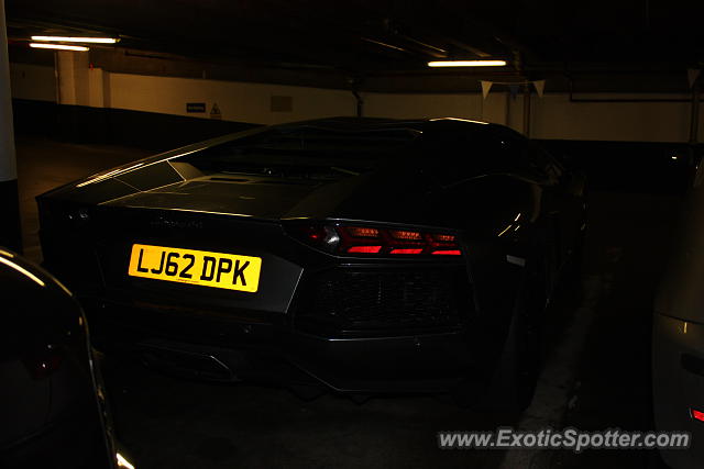 Lamborghini Aventador spotted in London, United Kingdom