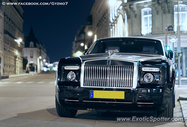 Rolls Royce Phantom spotted in Paris, France