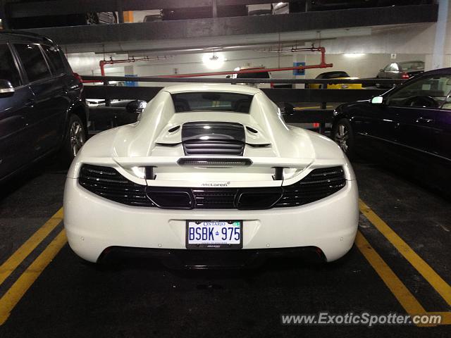 Mclaren MP4-12C spotted in Toronto, Canada