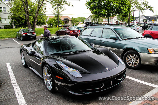 Ferrari 458 Italia spotted in Ridgefield, Connecticut