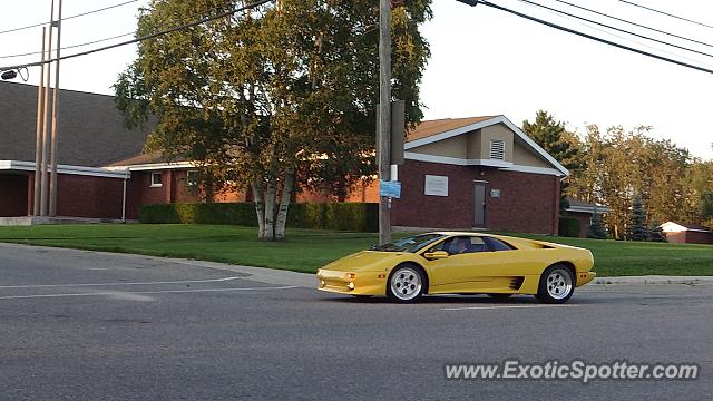 Lamborghini Diablo spotted in Timmins, Canada