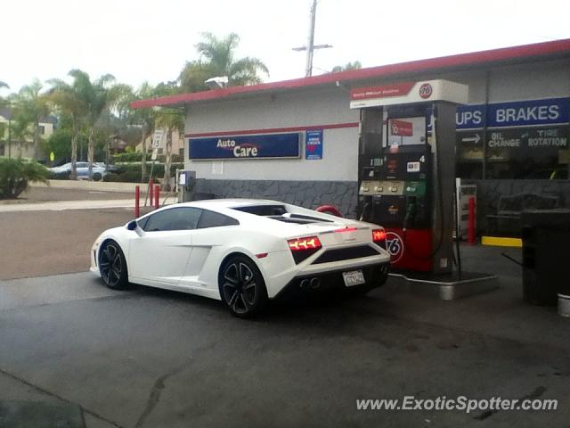 Lamborghini Gallardo spotted in La Jolla, California