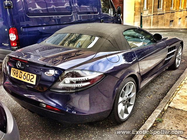 Mercedes SLR spotted in London, United Kingdom